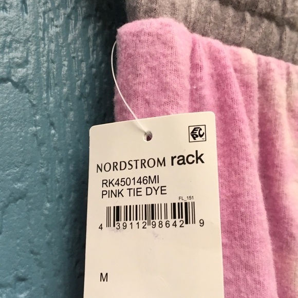 Abound Nordstroom Pink Tie Dye Drawstring Joggers Women’s Size Medium NWT - Picture 7 of 8